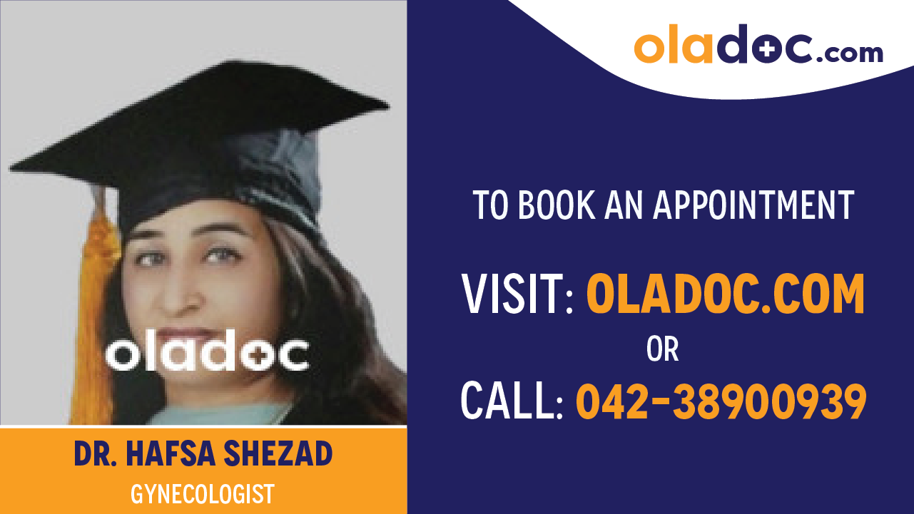 Book appointment with Dr.Hafsa Shezad-best Gynecologist in Karachi